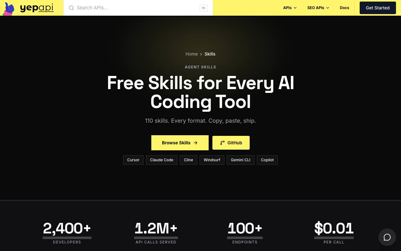 100+ Vibe Coding Agent Skills screenshot