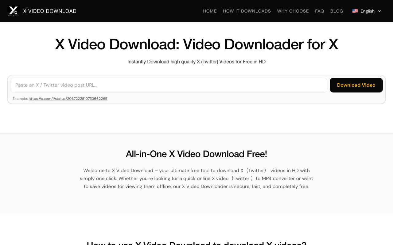 x videodown loader screenshot
