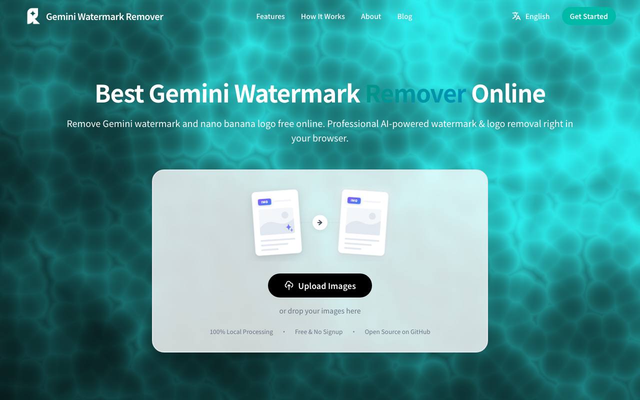 gemini watermark remover screenshot