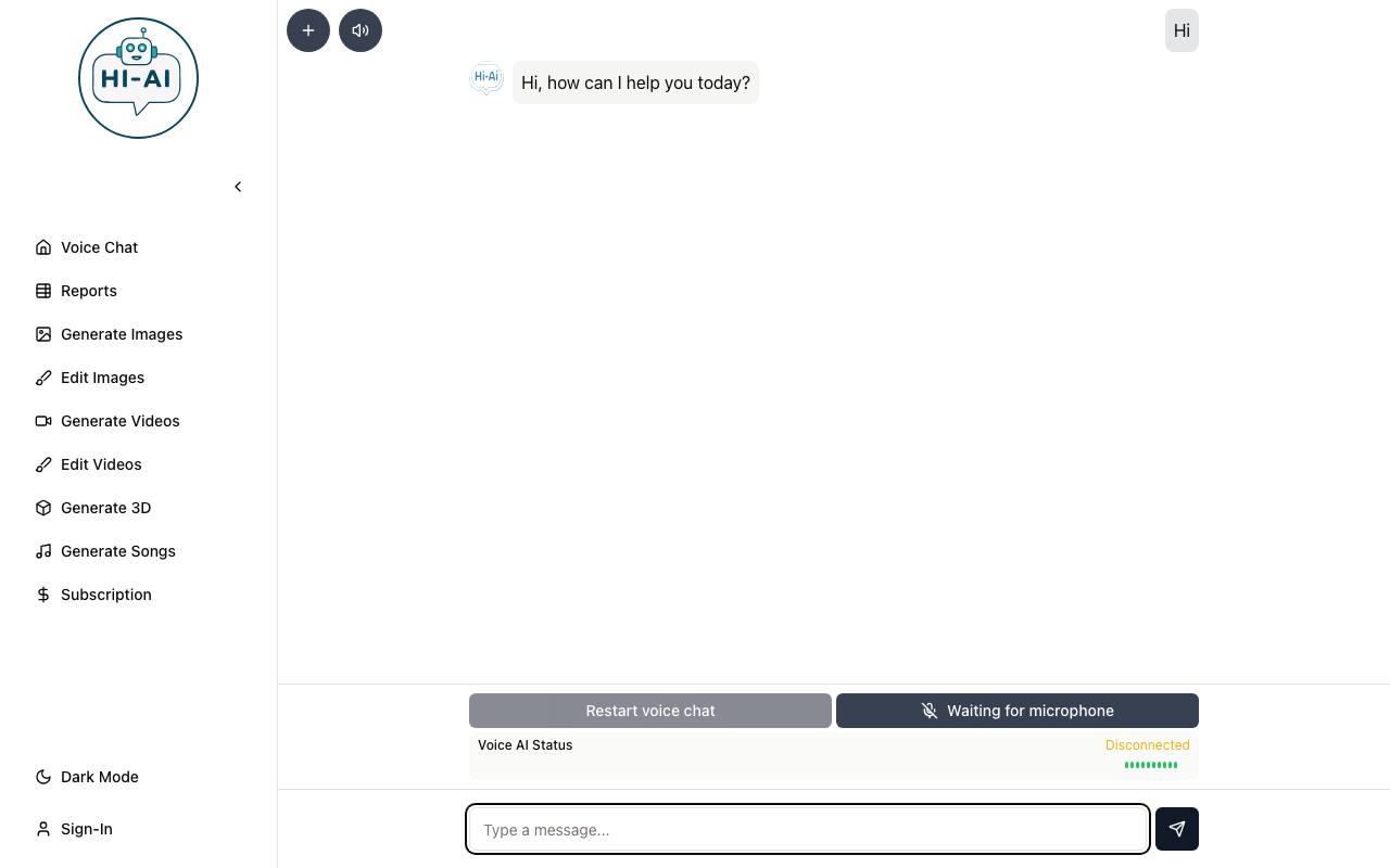 Hi-Ai screenshot