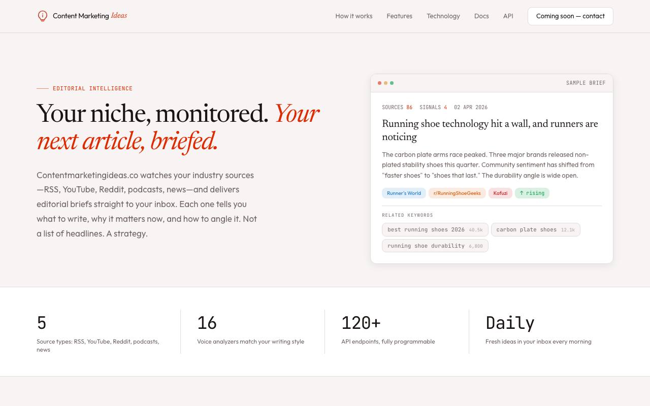 Content Marketing Ideas screenshot