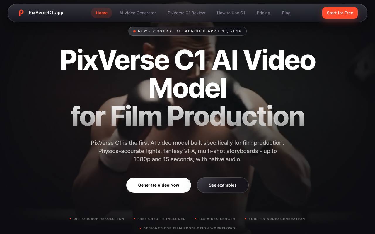 PixVerse C1 screenshot