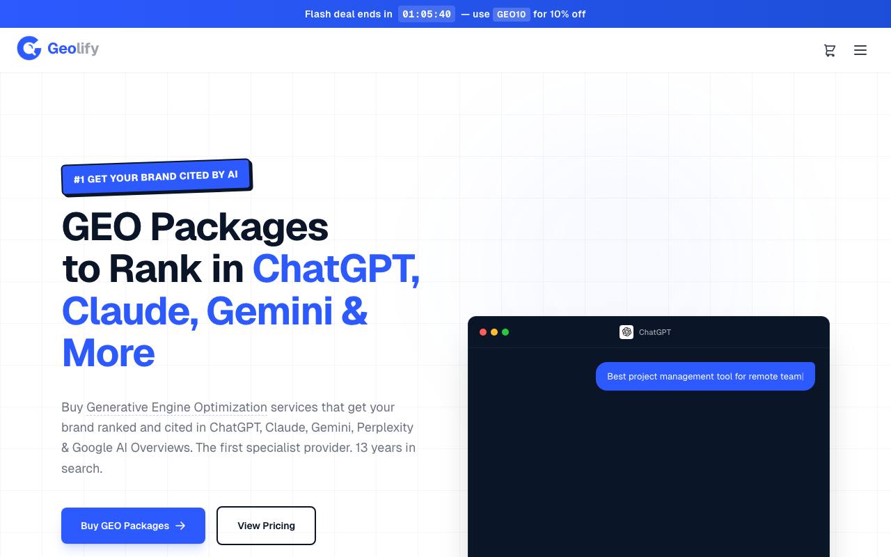 Geolify screenshot