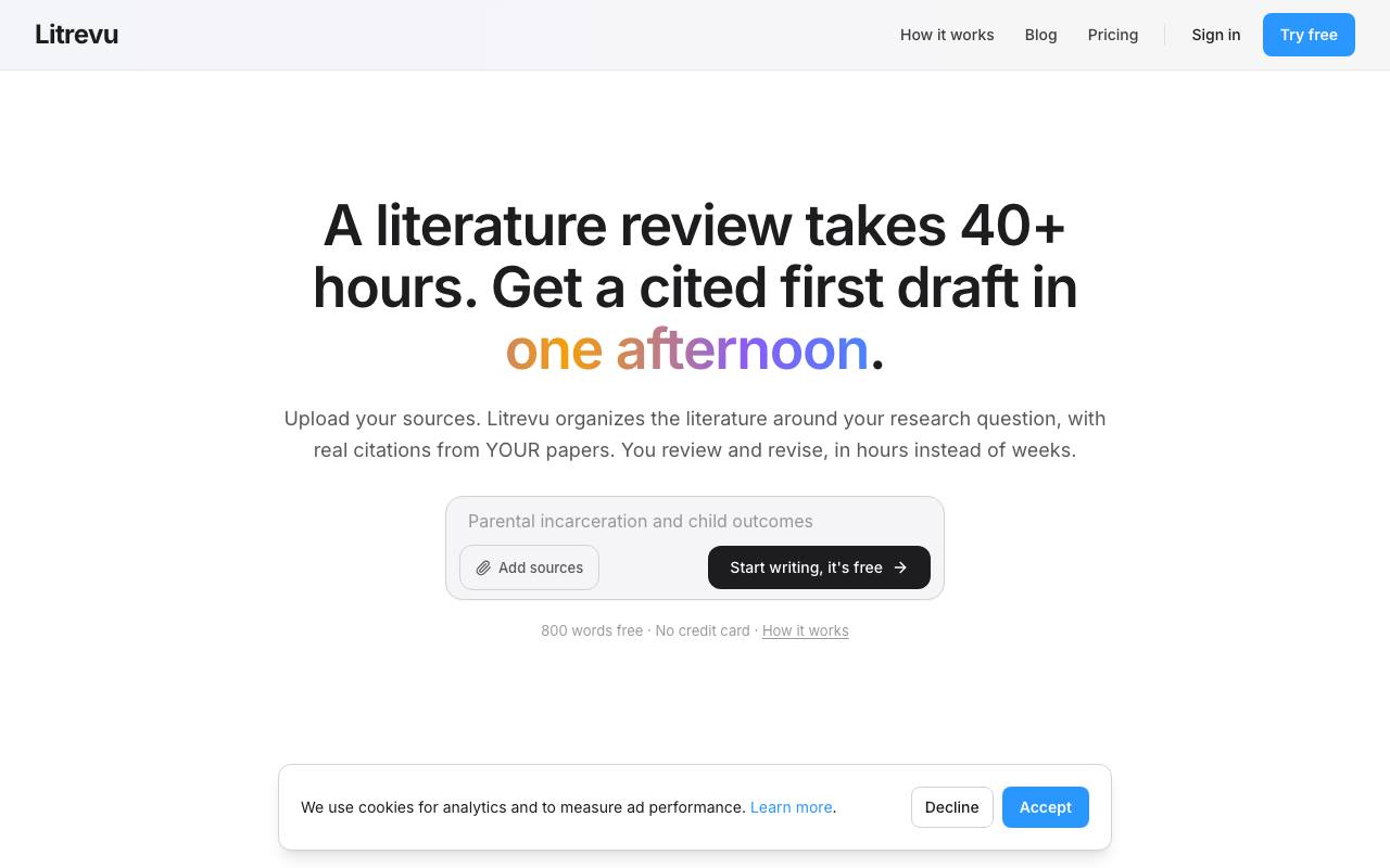 Litrevu screenshot