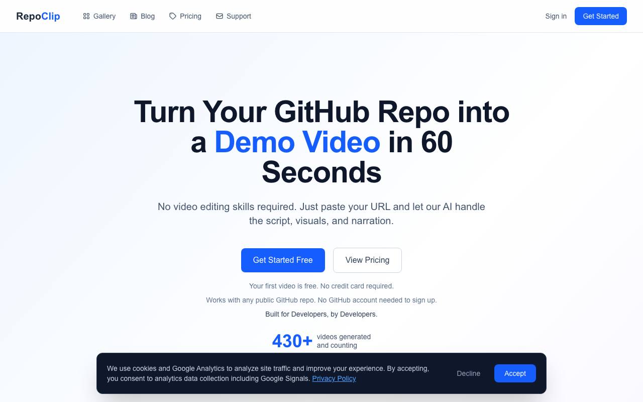 RepoClip screenshot