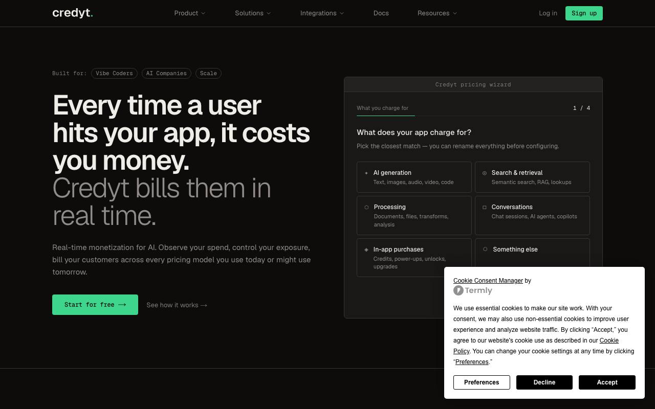 Credyt screenshot