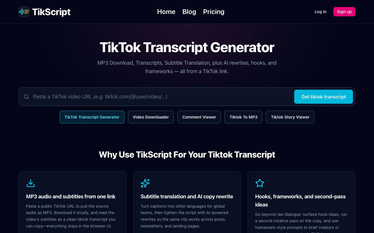 tikscript.org screenshot