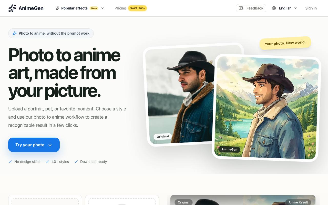 AnimeGen screenshot