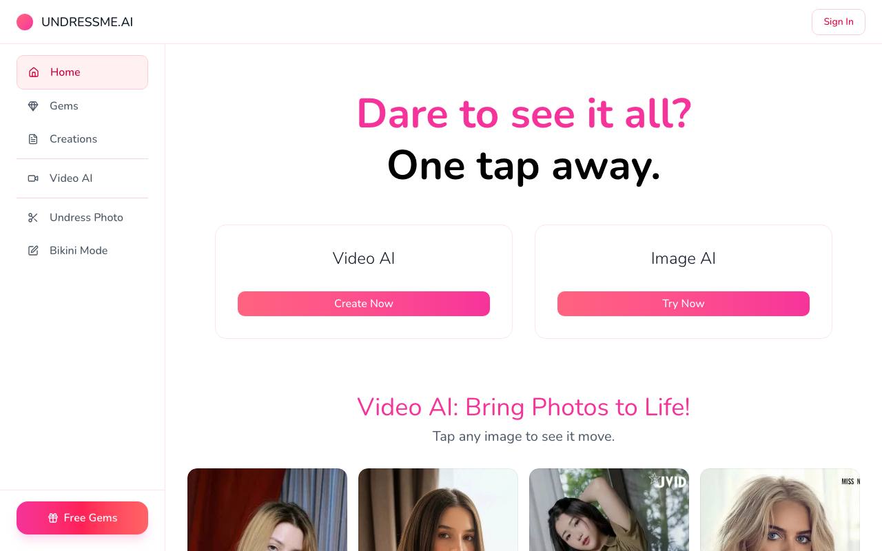 UndressMe AI screenshot