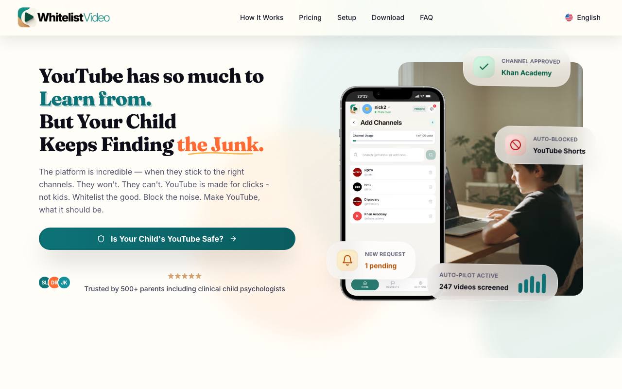 WhitelistVideo screenshot