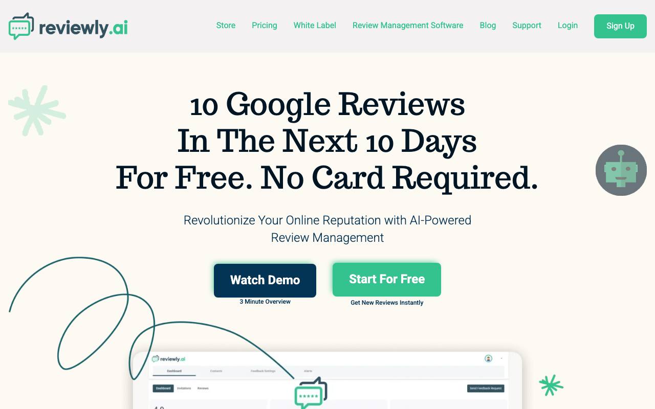 Reviewly Ai screenshot