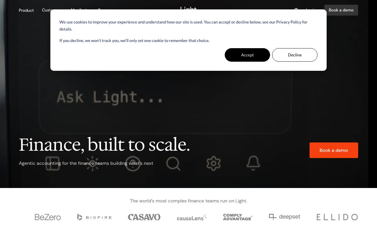 Light screenshot