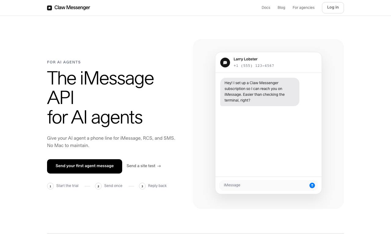 Claw Messenger screenshot
