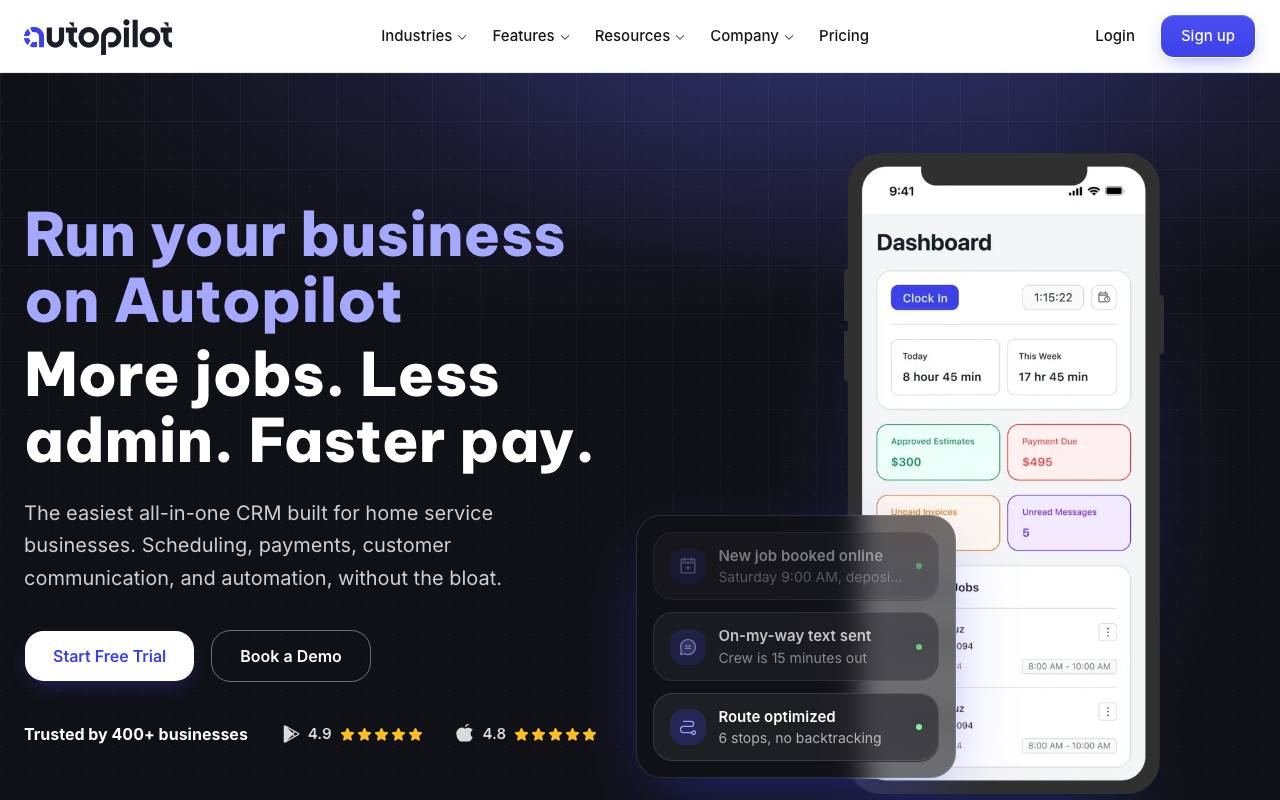 Autopilot screenshot