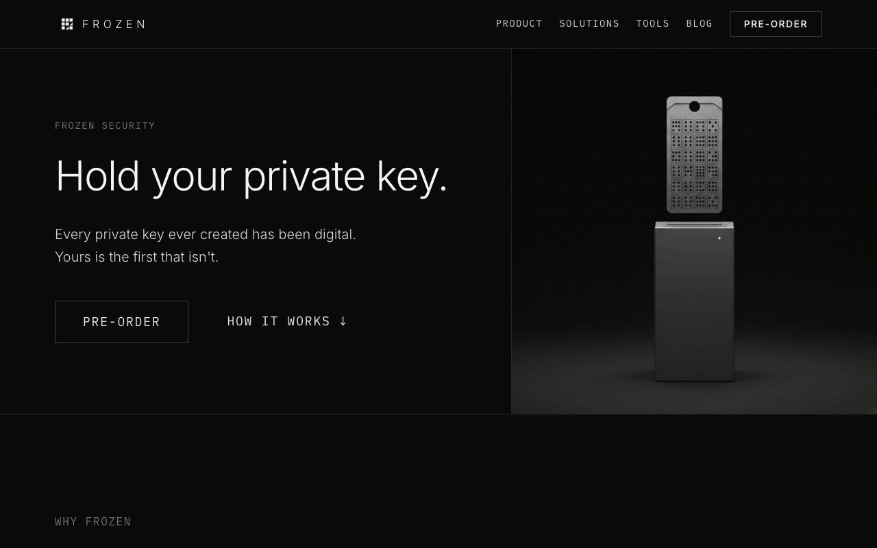 Frozen Security screenshot