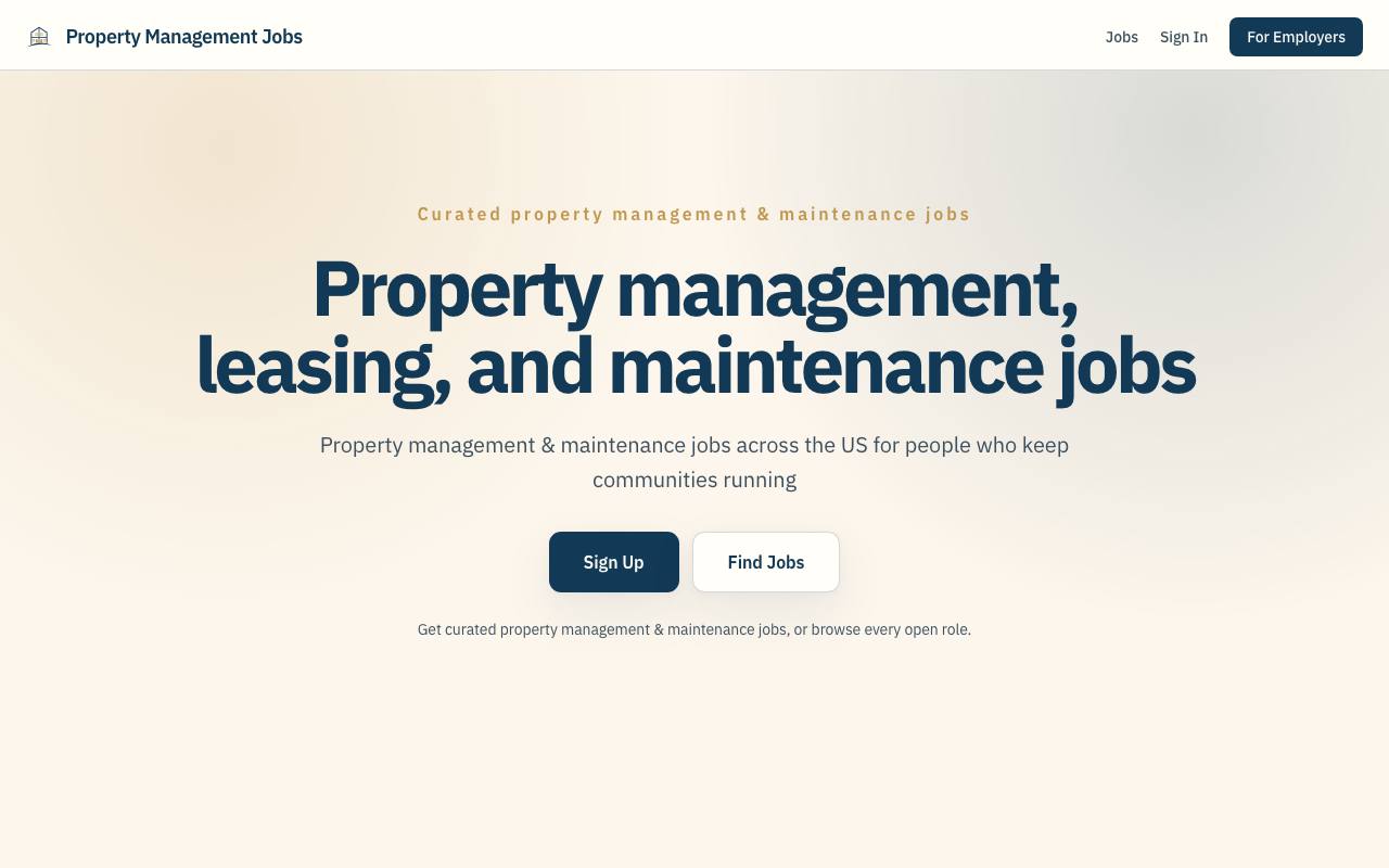 Property Management Jobs screenshot