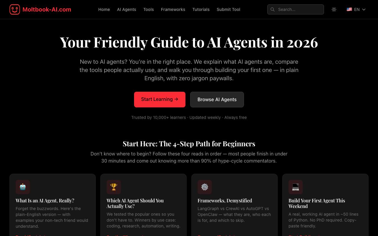Moltbook AI screenshot