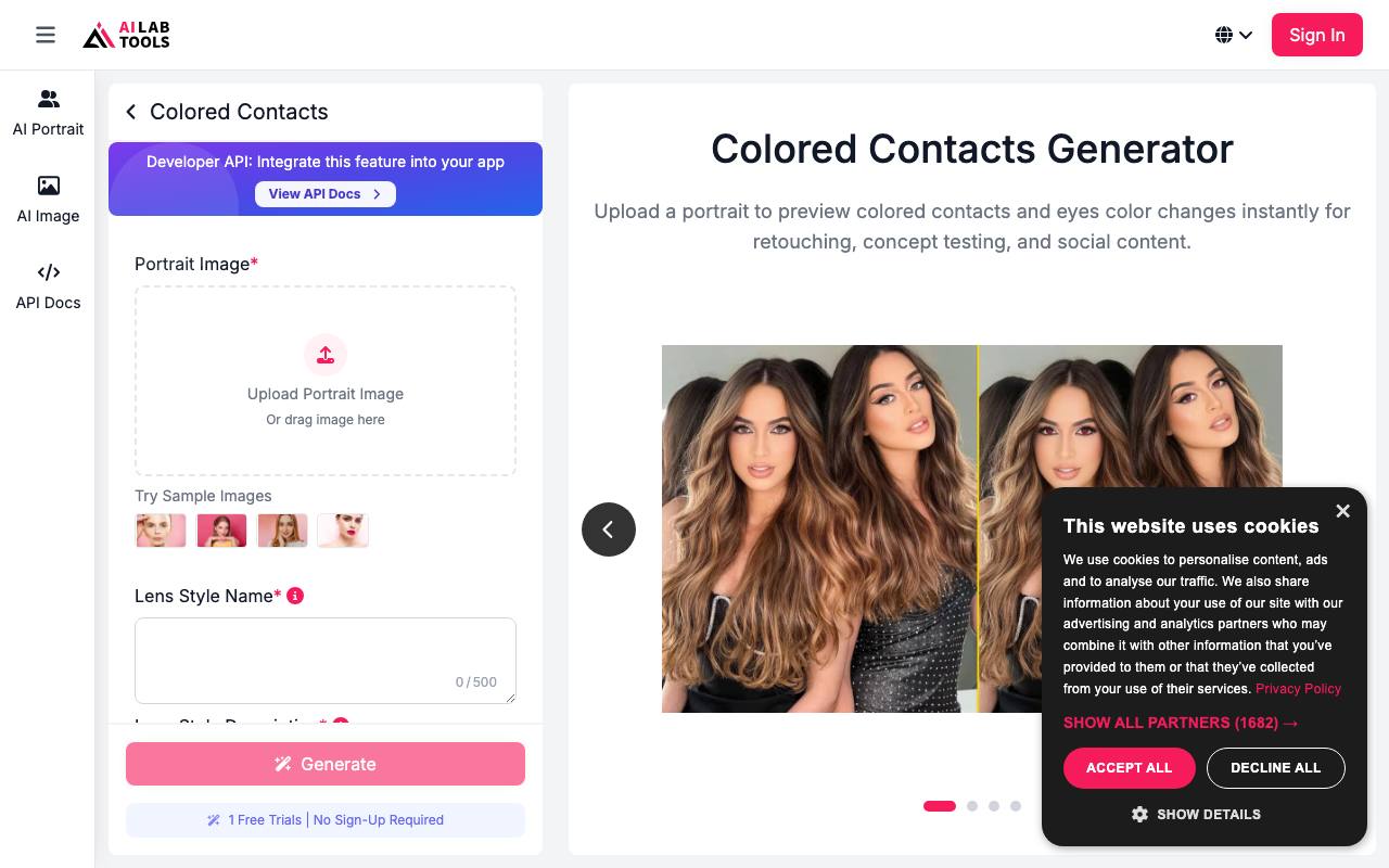 colored-contacts screenshot