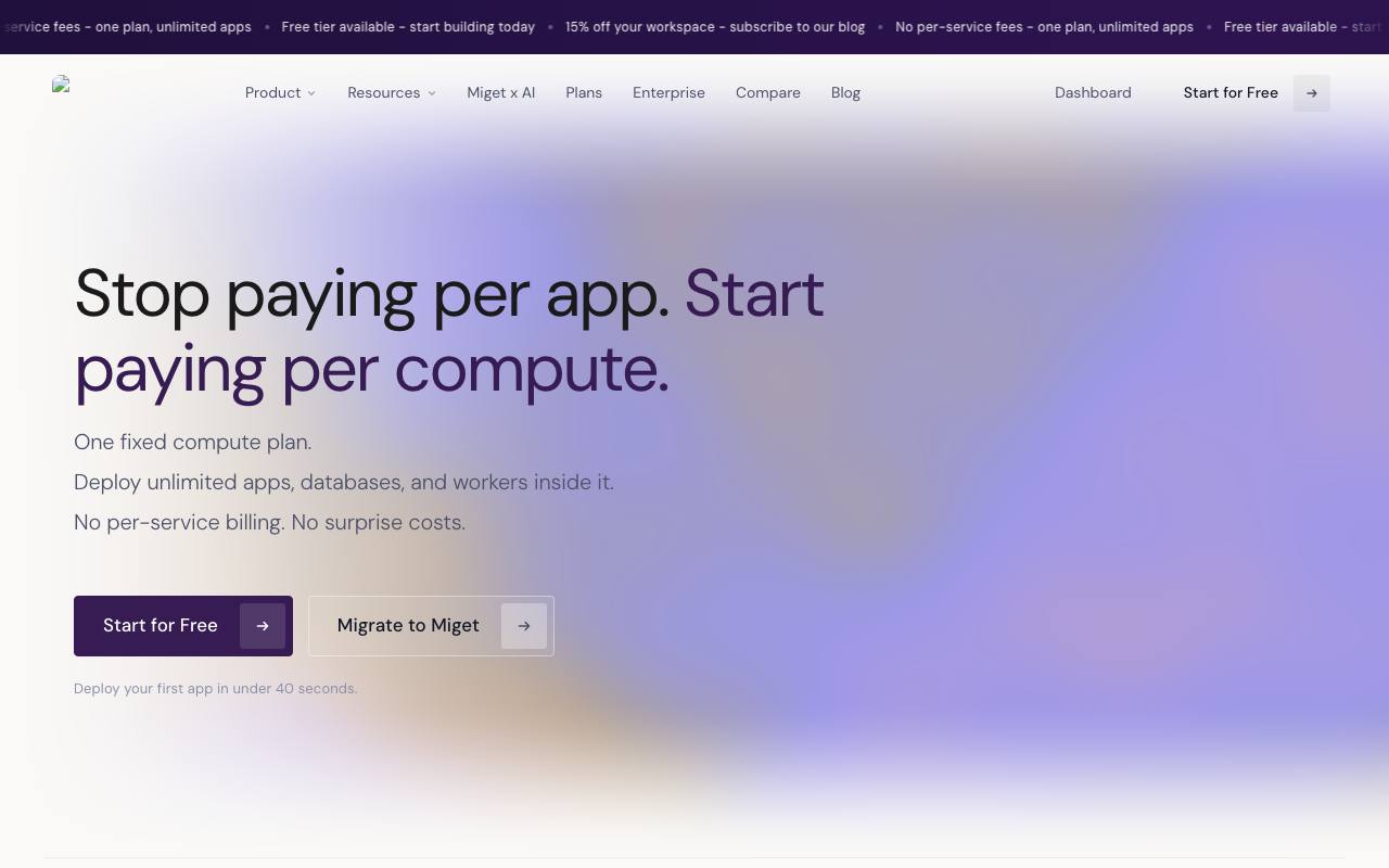 Miget screenshot