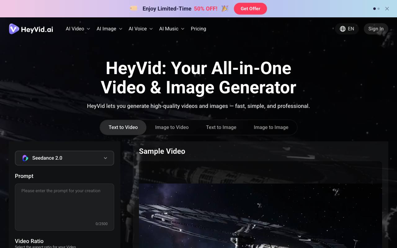 HeyVid screenshot