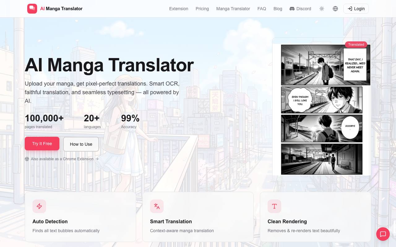 AI Manga Translator screenshot
