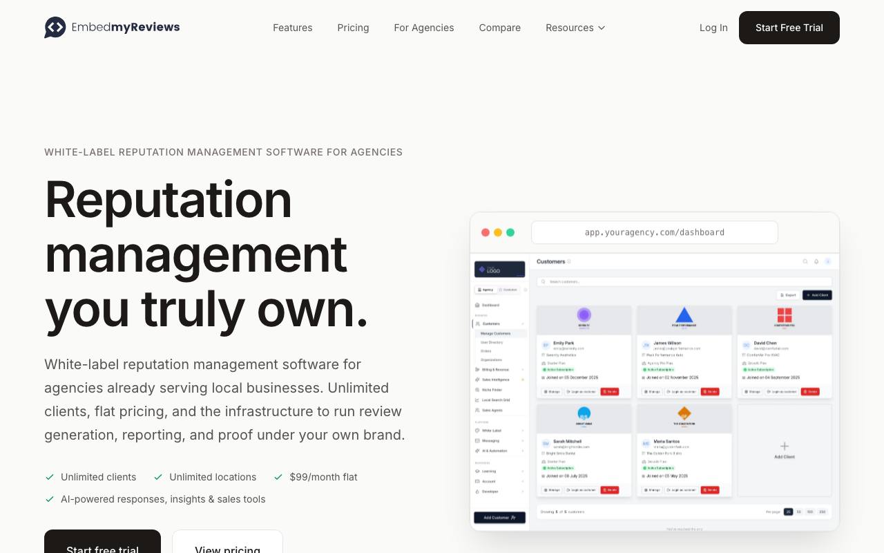 EmbedMyReviews screenshot