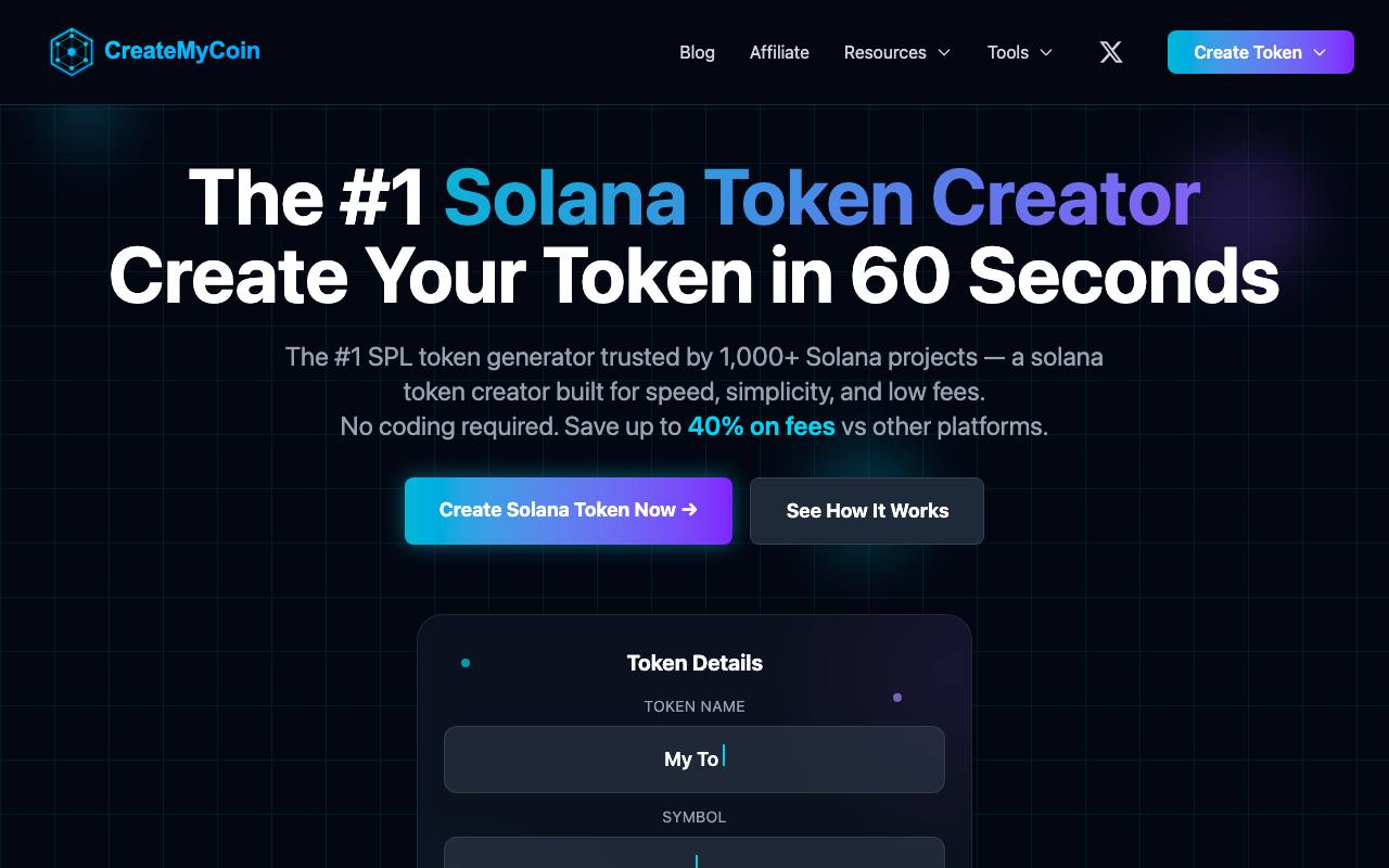 CreateMyCoin screenshot