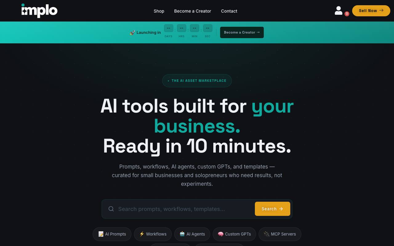 implo.ai screenshot