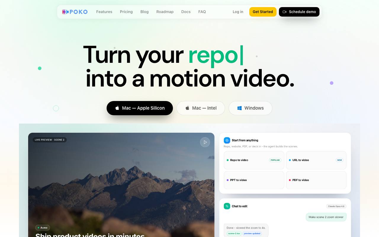 Poko Video screenshot