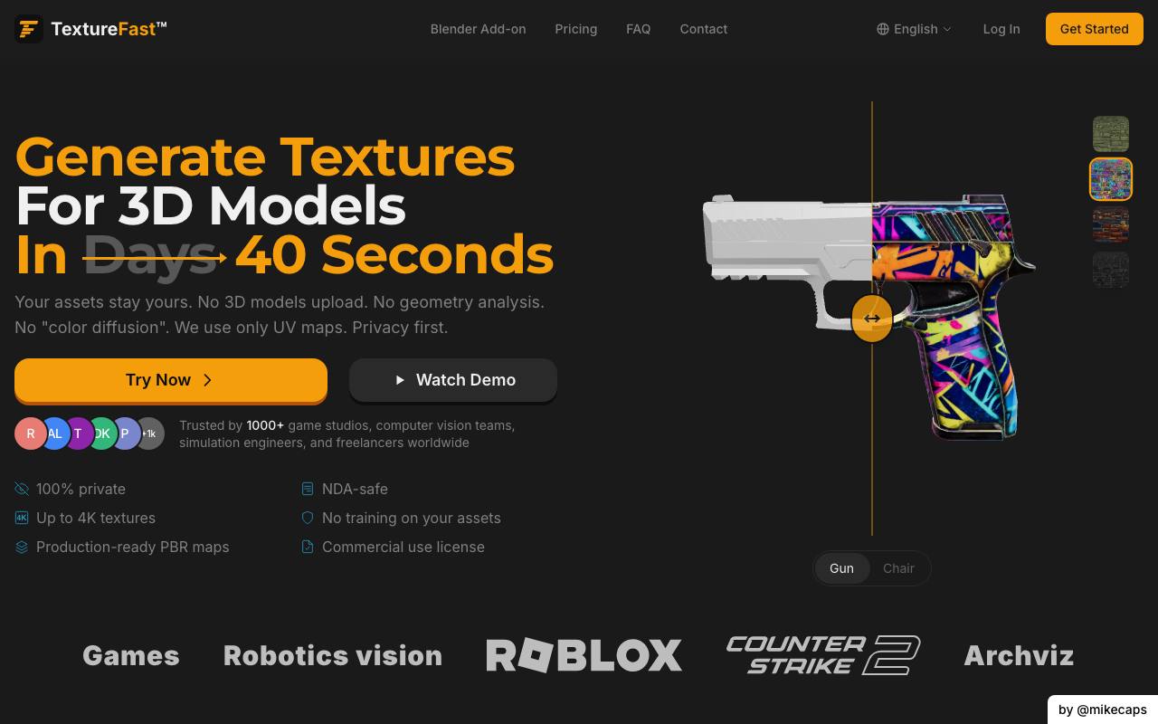 TextureFast screenshot
