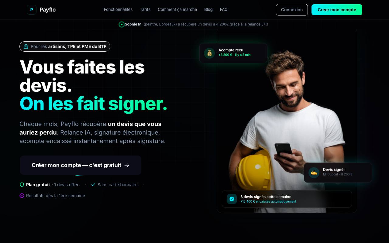 PayFlo screenshot