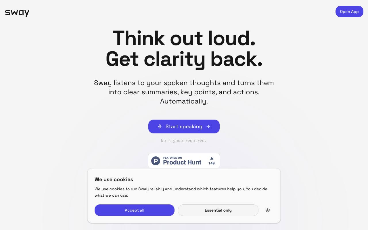 Sway screenshot