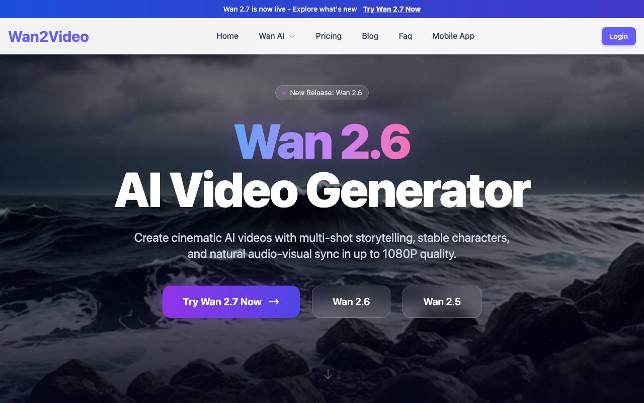 Wan AI screenshot