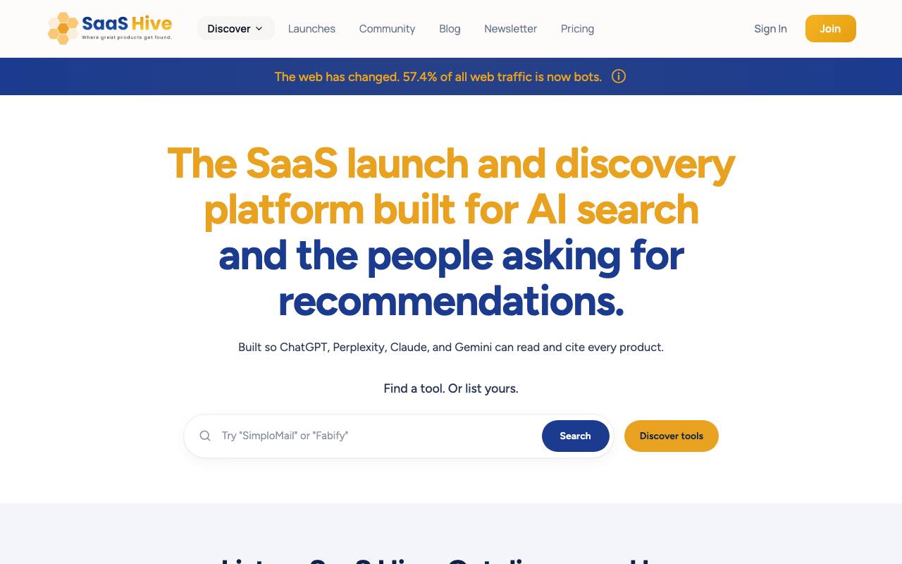 SaaS Hive screenshot