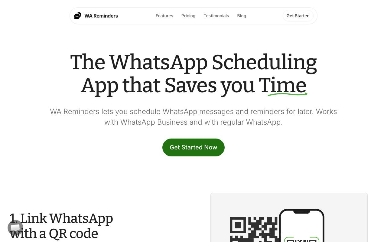 WA Reminders screenshot