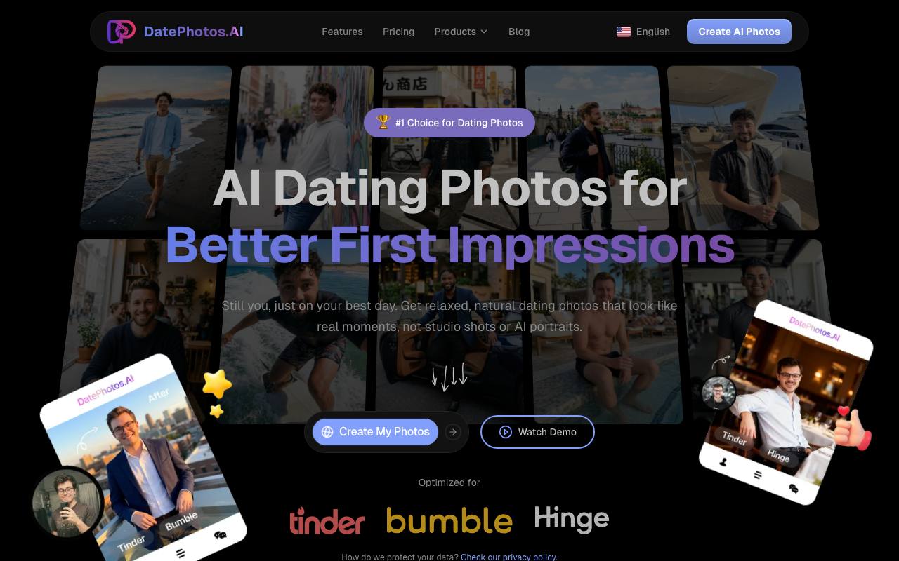 DatePhotos.AI screenshot