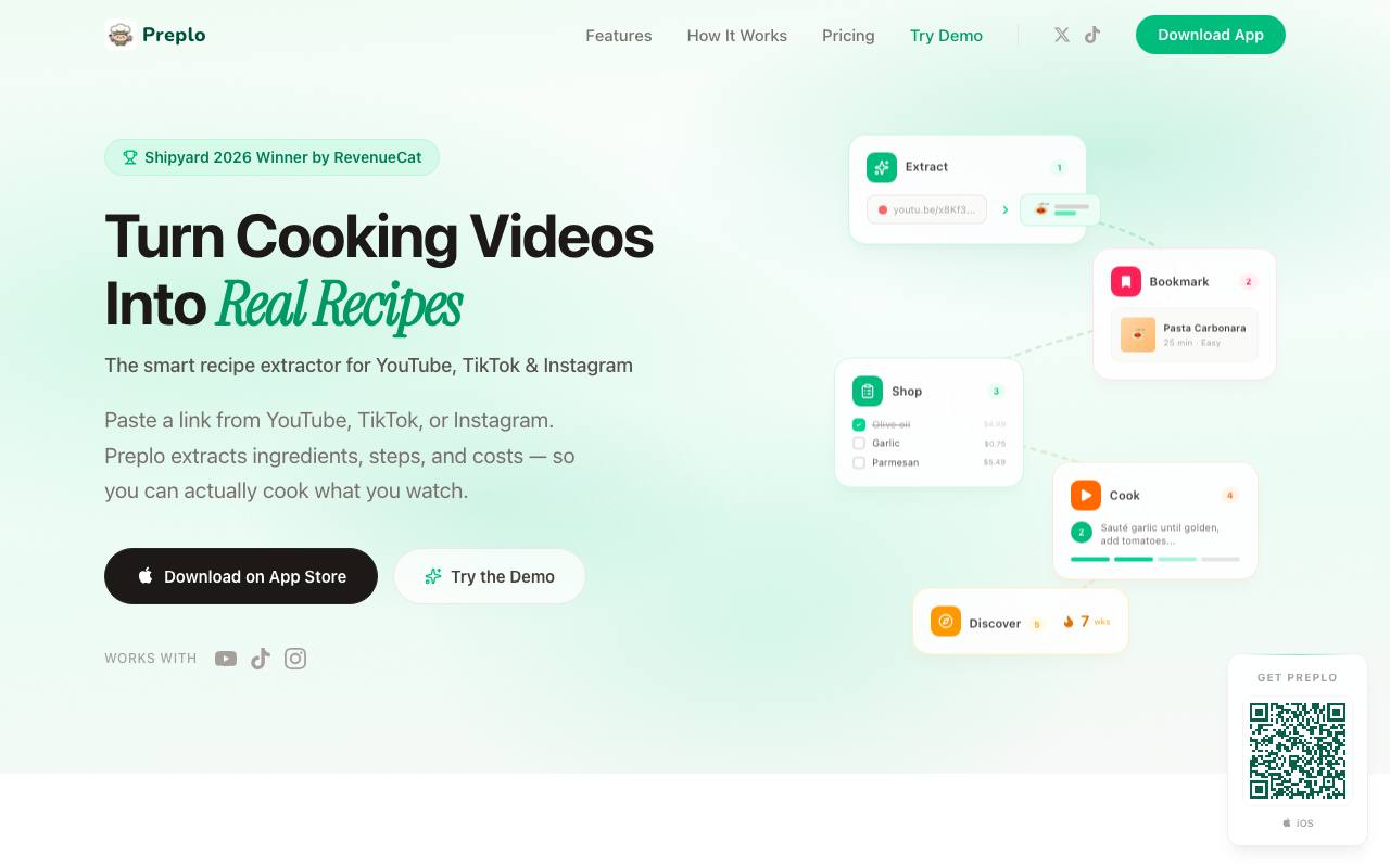 Preplo screenshot