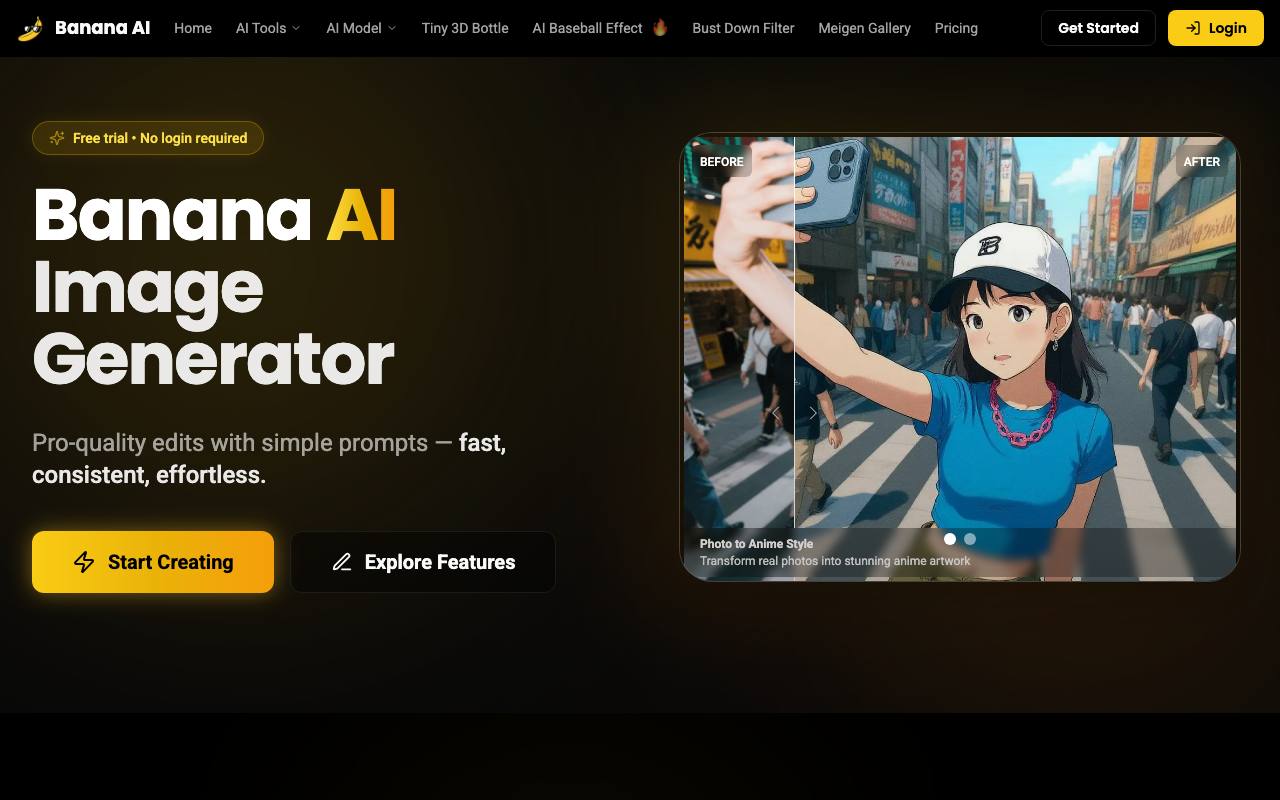 Banana AI screenshot