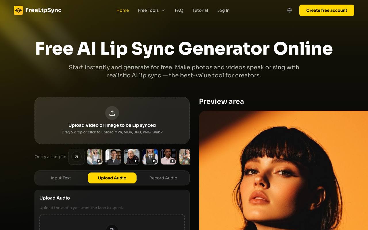 FreeLipSync screenshot