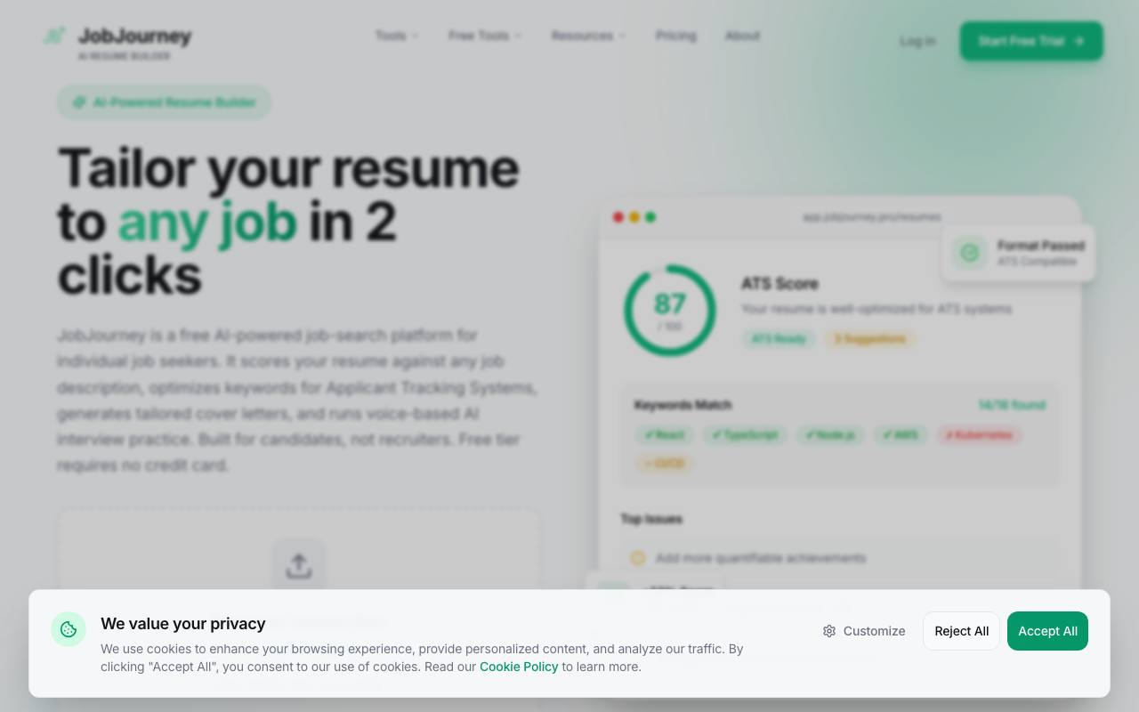 JobJourney screenshot