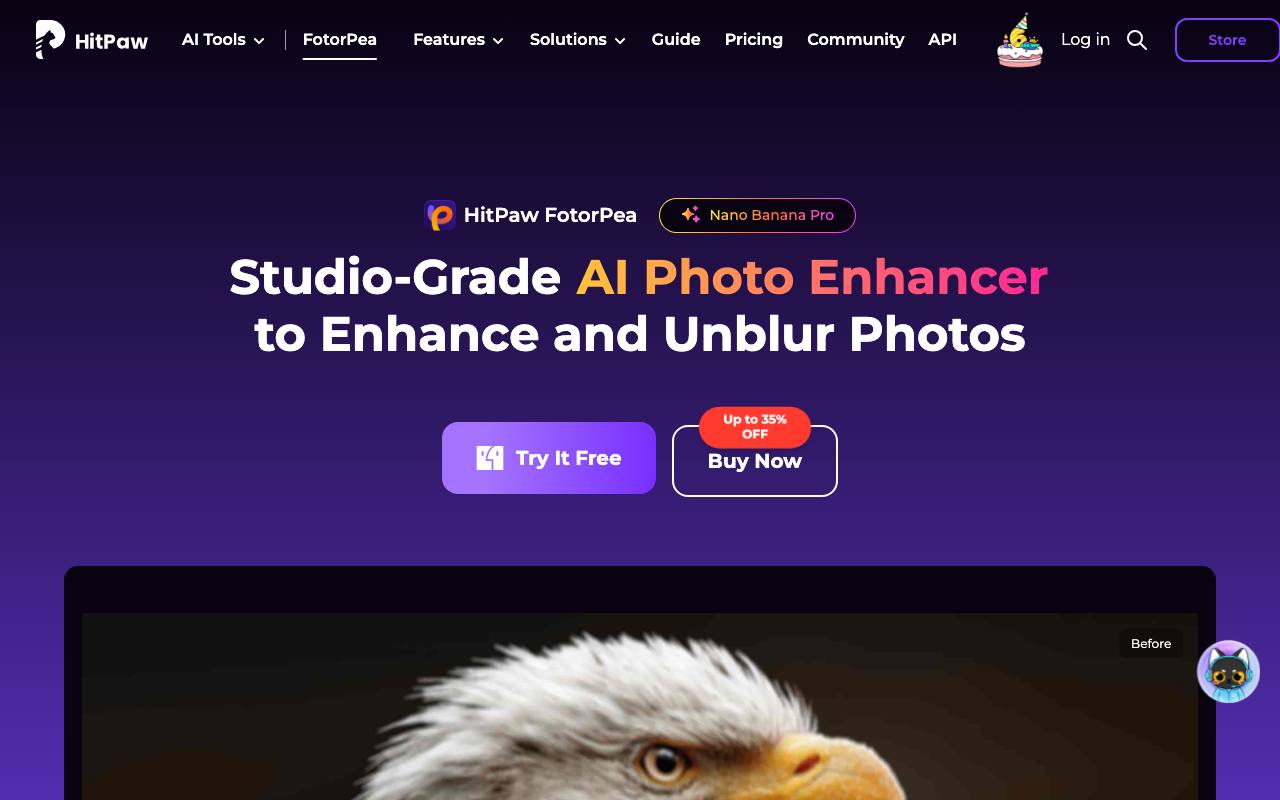 HitPaw FotorPea screenshot