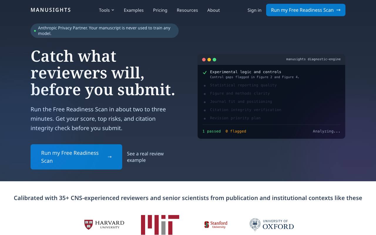 Manusights screenshot