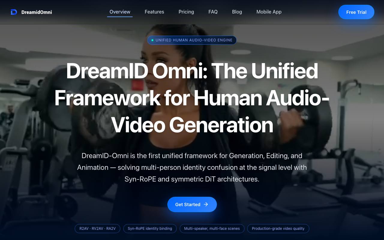 DreamID Omni screenshot