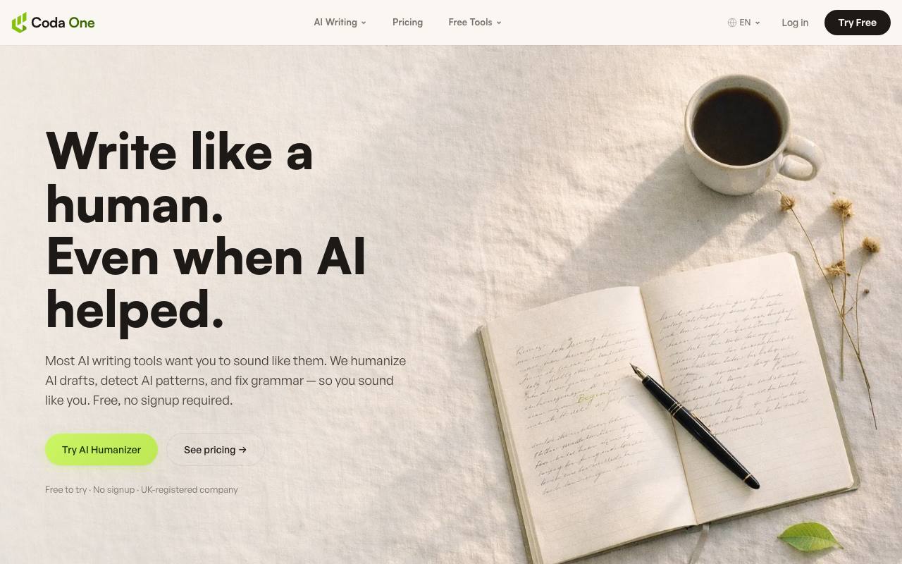 CodaOne AI screenshot