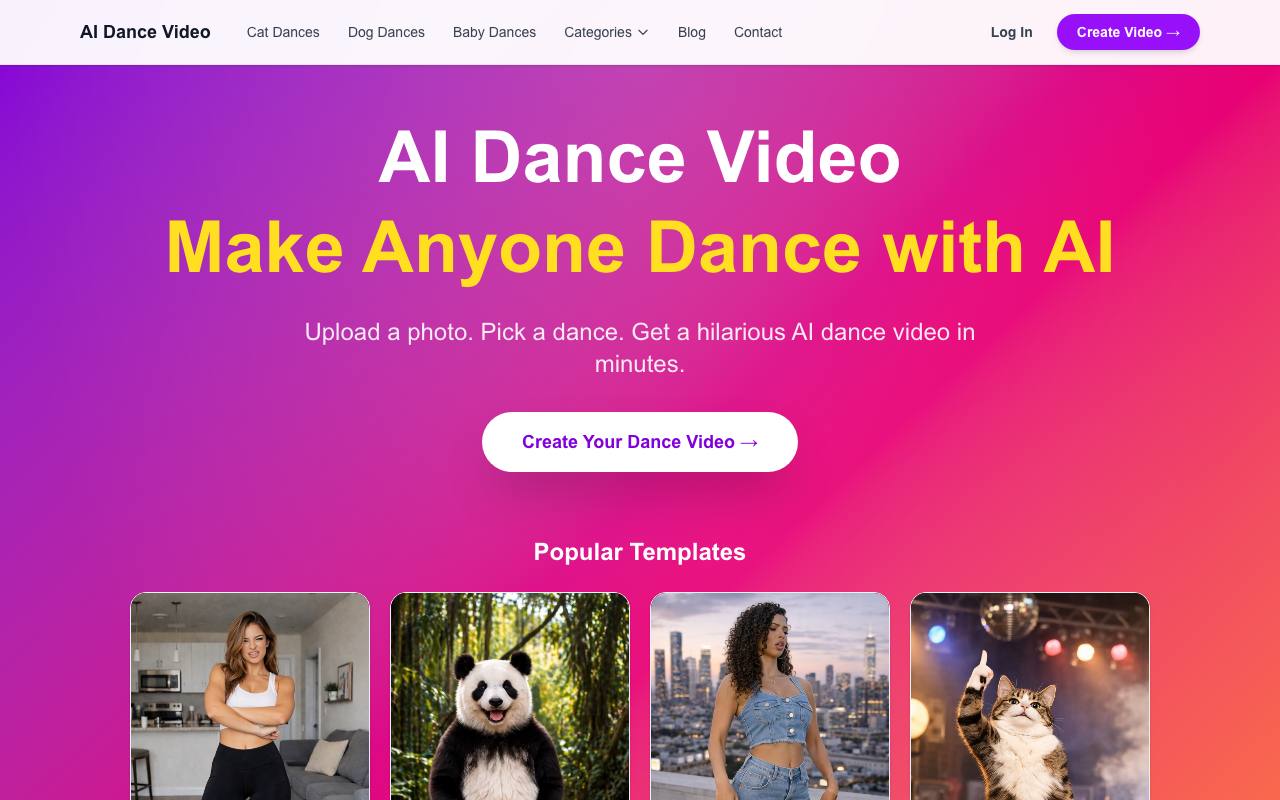 AI Dance Video screenshot