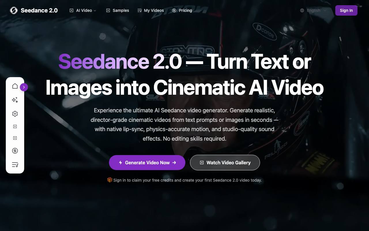 Seedance 2.0 – AI Seedance Video Maker screenshot