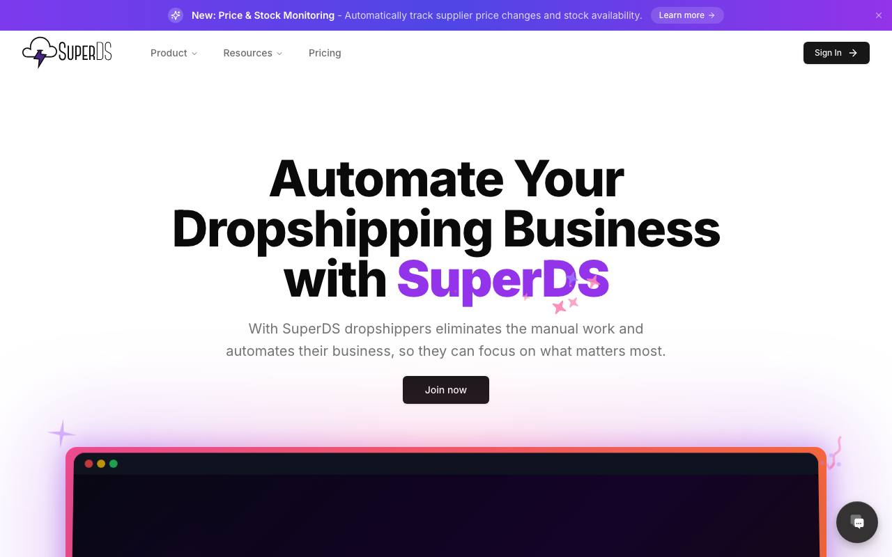 SuperDS screenshot