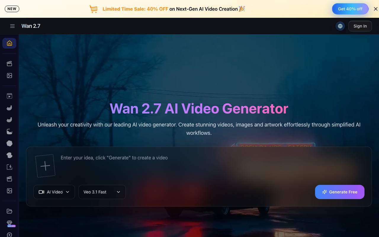 Wan27 Video screenshot