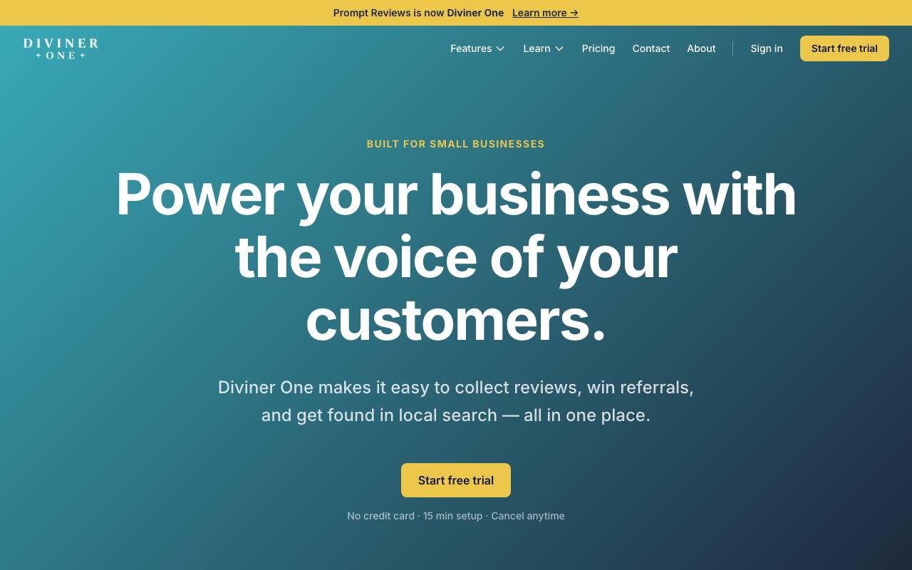 Prompt Reviews screenshot