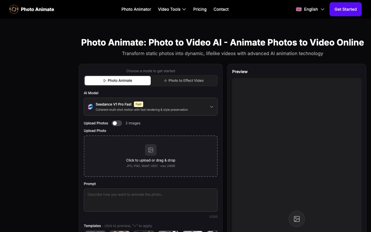 Photo Animate – Photo to Video AI screenshot